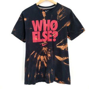 NIKE Who Else? Custom Bleach Dye Retro T-Shirt M
